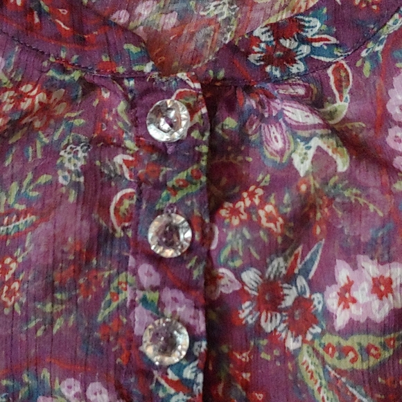 Guess Jeans Floral Blouse - Picture 3 of 5